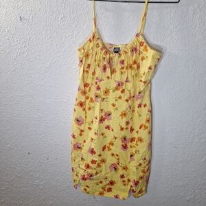 Wild Fable Yellow Floral Dress